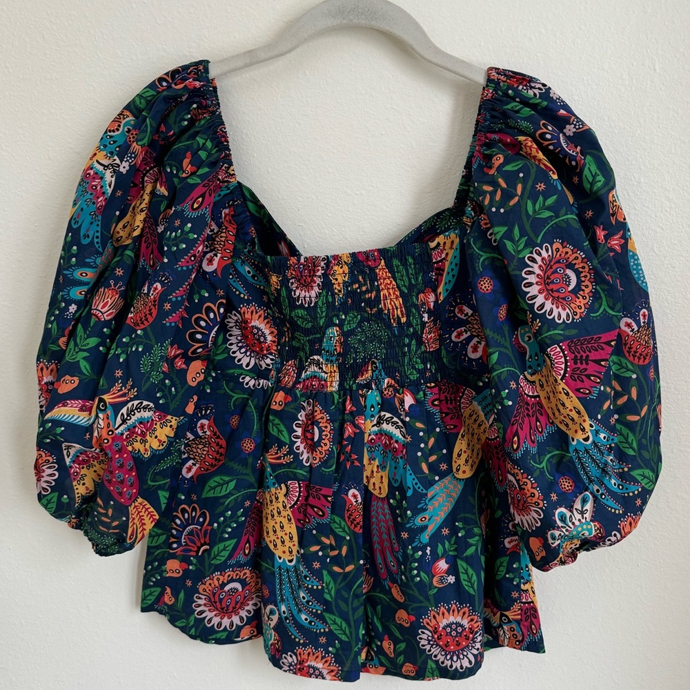 Farm Rio blouse, size XS